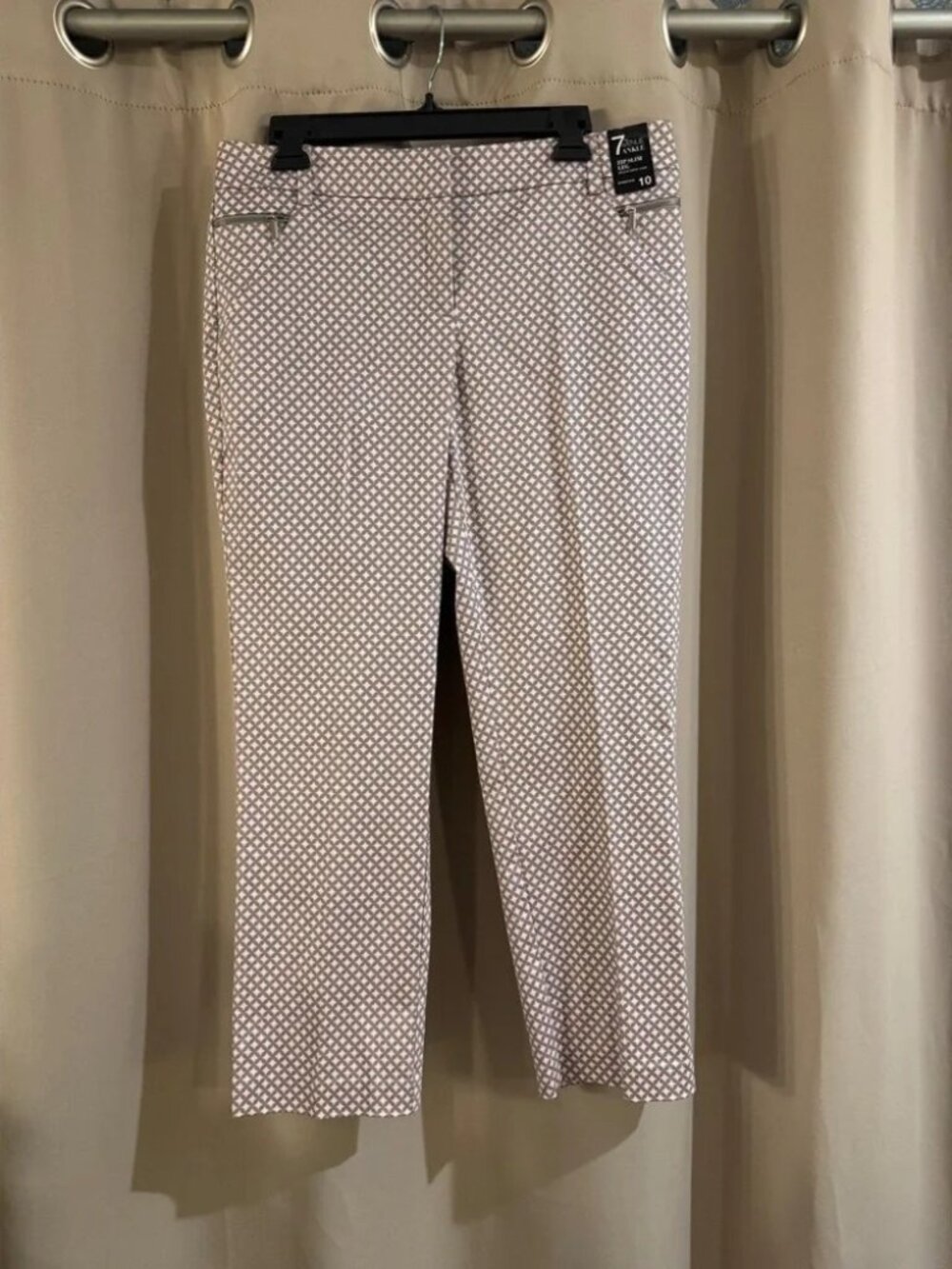 NWT New York & Company Women’s Slim Pants - Pink and Gray